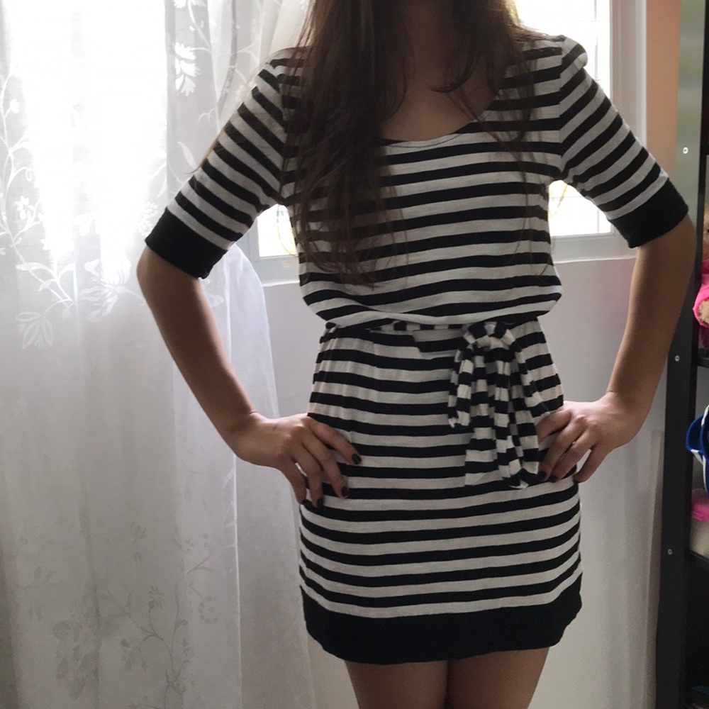 Banana Republic striped short dress.